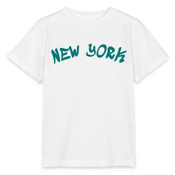 New York - NY - NYC - Manhattan - Brooklyn - USA - Stanley/Stella Kinder T-Shirt MINI CREATOR  - Weiß - Vorne - Maike (125cm)