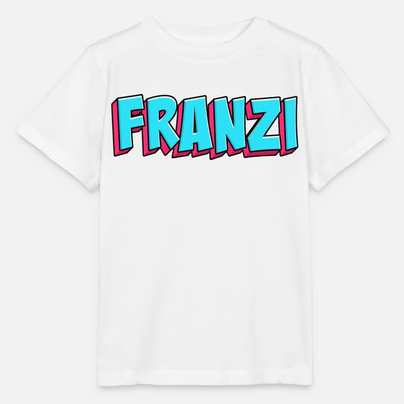 Name Motiv: Franzi - Stanley/Stella Kinder T-Shirt MINI CREATOR  - Weiß