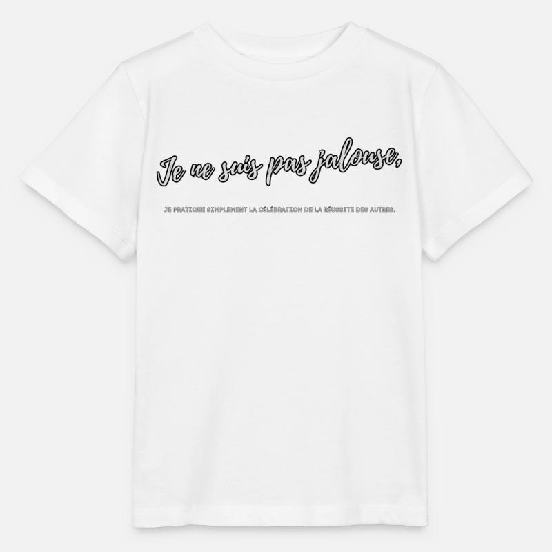 Jealous - Stanley/Stella MINI CREATOR Kids’ T-Shirt - white