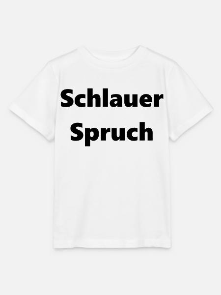 Schlauer Spruch - Stanley/Stella Kinder T-Shirt MINI CREATOR - Weiß