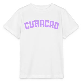 Curaçao - Est 1499 - Caraïbes néerlandaises - Karibik - T-shirt bio MINI CREATOR Stanley/Stella Enfant - blanc - Devant - Maike (125cm)