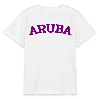 Aruba - Dutch Caribbean - Est. 1499 Caribbean Island - Stanley/Stella MINI CREATOR Kids’ T-Shirt - white - Front - Maike (125cm)
