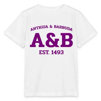 Antigua and Barbuda - St John's - West Indies - Stanley/Stella MINI CREATOR Kids’ T-Shirt - white - Front - Maike (125cm)