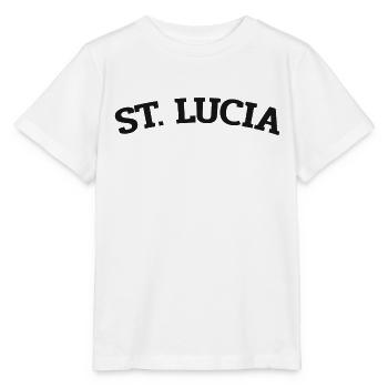 Saint Lucia - Castries - Caribbean - West Indies - Stanley/Stella MINI CREATOR Kids’ T-Shirt - white - Front - Maike (125cm)
