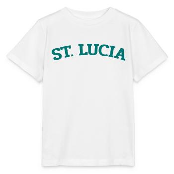 Saint Lucia - Castries - Caribbean - West Indies - Stanley/Stella MINI CREATOR Kids’ T-Shirt - white - Front - Maike (125cm)
