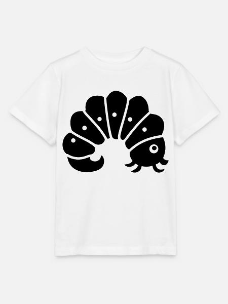 Raupe - Stanley/Stella Kinder T-Shirt MINI CREATOR - Weiß