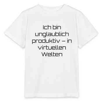 Typisch-Gamer - Stanley/Stella Kinder T-Shirt MINI CREATOR  - Weiß - Vorne - Maike (125cm)