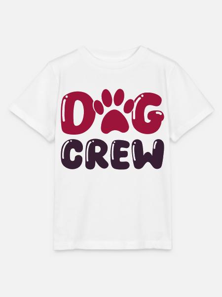 dog pfote crew 01 - Stanley/Stella Kinder T-Shirt MINI CREATOR  - Weiß