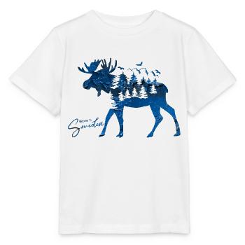 Suède Suède Viking Nordique Scandinavie Solstice d’été - T-shirt bio MINI CREATOR Stanley/Stella Enfant - blanc - Devant - Maike (125cm)