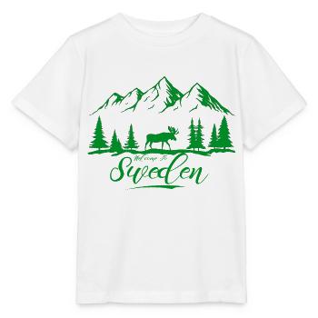 Suède Suède Viking Nordique Scandinavie Solstice d’été - T-shirt bio MINI CREATOR Stanley/Stella Enfant - blanc - Devant - Maike (125cm)