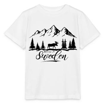 Suède Suède Viking Nordique Scandinavie Solstice d’été - T-shirt bio MINI CREATOR Stanley/Stella Enfant - blanc - Devant - Maike (125cm)