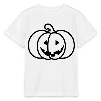 citrouille - T-shirt bio MINI CREATOR Stanley/Stella Enfant - blanc - Devant - Maike (125cm)