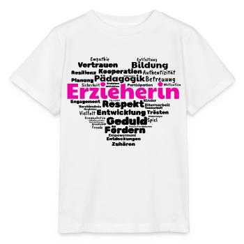 Erzieherin Bildung Erziehung Betreuung - Stanley/Stella Kinder T-Shirt MINI CREATOR  - Weiß - Vorne - Maike (125cm)
