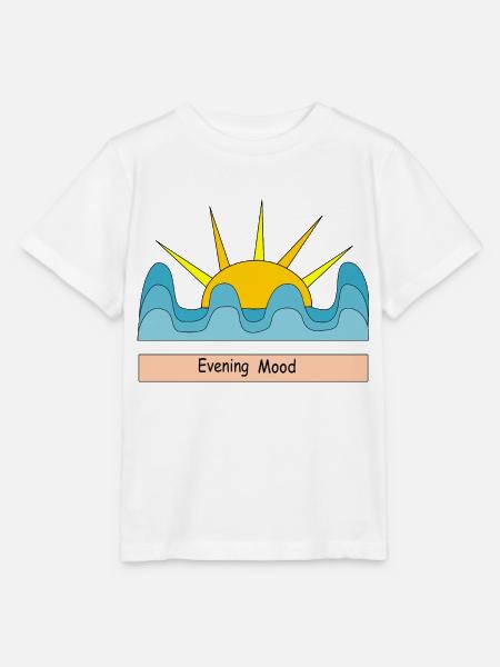 Evening Mood - Stanley/Stella Kinder T-Shirt MINI CREATOR - Weiß