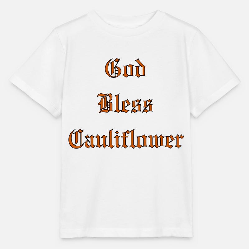 GodBlessCauliflower - Stanley/Stella MINI CREATOR Kids’ T-Shirt - white