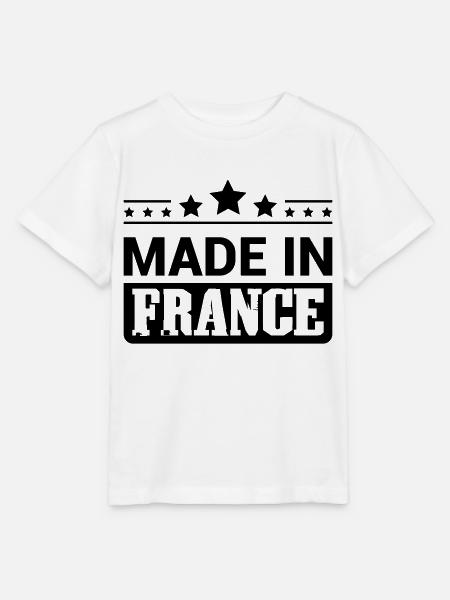 made in france - Stanley/Stella Kinder T-Shirt MINI CREATOR - Weiß