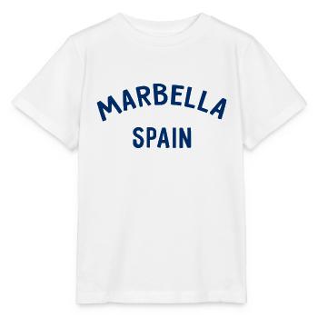 Marbella Spain Spanien Espana - Stanley/Stella Kinder T-Shirt MINI CREATOR  - Weiß - Vorne - Maike (125cm)