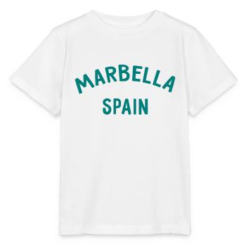 Marbella Espagne Espagne España - T-shirt bio MINI CREATOR Stanley/Stella Enfant - blanc - Devant - Maike (125cm)