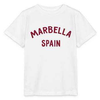 Marbella Spain Spanien Espana - Stanley/Stella Kinder T-Shirt MINI CREATOR  - Weiß - Vorne - Maike (125cm)