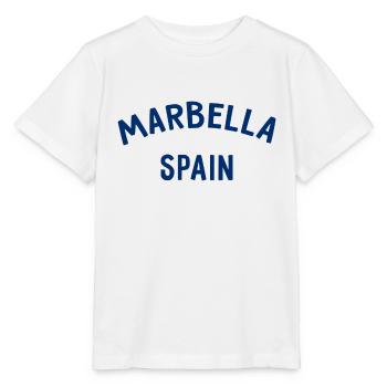Marbella Spain Spanien Espana - Stanley/Stella Kinder T-Shirt MINI CREATOR  - Weiß - Vorne - Maike (125cm)