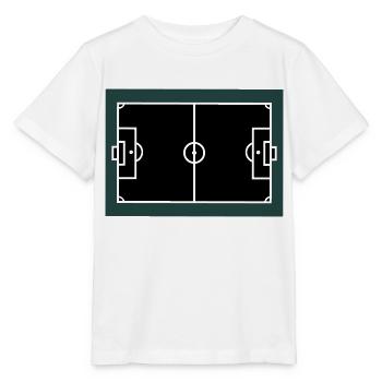Terrain de football - T-shirt bio MINI CREATOR Stanley/Stella Enfant - blanc - Devant - Maike (125cm)