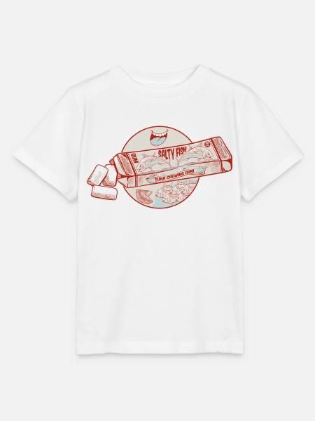 Tuna Fish flavour bubblegum - Stanley/Stella Kinder T-Shirt MINI CREATOR - Weiß