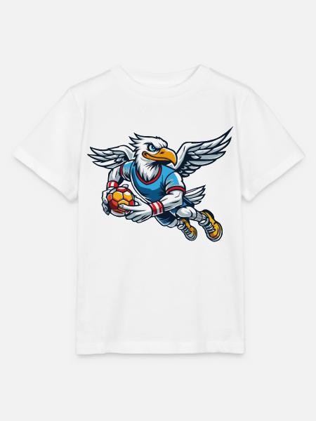 Der Möwe-Beachhandballer - Stanley/Stella Kinder T-Shirt MINI CREATOR - Weiß