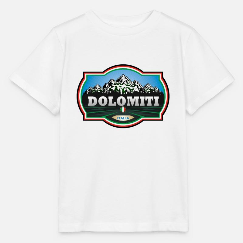 Dolomites Italy - Stanley/Stella MINI CREATOR Kids’ T-Shirt - white