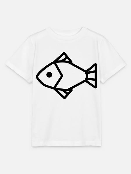 Fisch - Stanley/Stella Kinder T-Shirt MINI CREATOR - Weiß