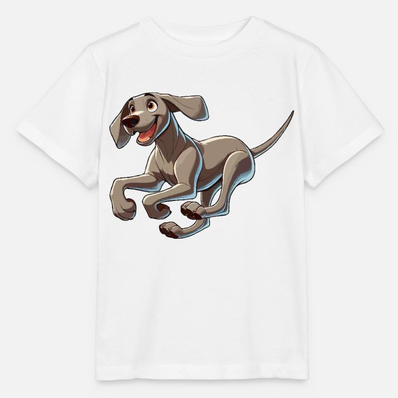 Weimaraner - T-shirt bio MINI CREATOR Stanley/Stella Enfant - blanc