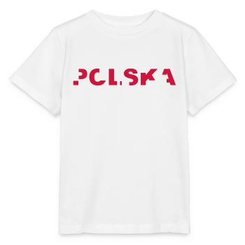 Polska Lettrage - Polen - Pologne - polnisch - T-shirt bio MINI CREATOR Stanley/Stella Enfant - blanc - Devant - Maike (125cm)
