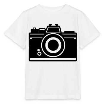 Kamera - Stanley/Stella Kinder T-Shirt MINI CREATOR  - Weiß - Vorne - Maike (125cm)