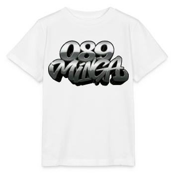 089 Minga Logo - Stanley/Stella Kinder T-Shirt MINI CREATOR  - Weiß - Vorne - Maike (125cm)
