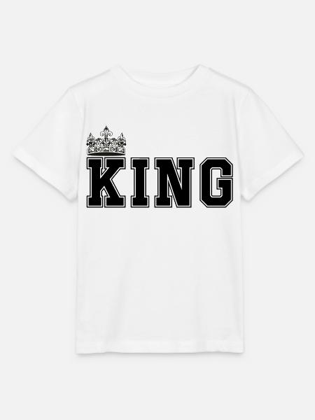 king - Stanley/Stella Kinder T-Shirt MINI CREATOR - Weiß
