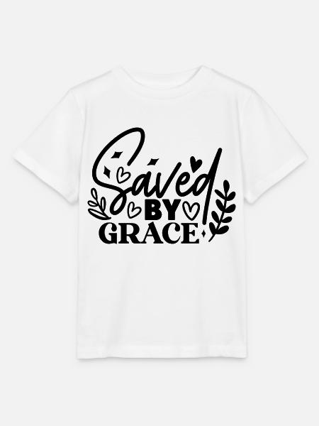 Saved By Grace - Stanley/Stella Kinder T-Shirt MINI CREATOR - Weiß