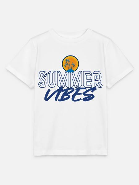 Vibrationen im Sommer - Stanley/Stella Kinder T-Shirt MINI CREATOR - Weiß