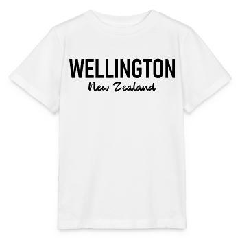 Wellington - Nouvelle-Zélande - Aotearoa - Kiwi - Maori - T-shirt bio MINI CREATOR Stanley/Stella Enfant - blanc - Devant - Maike (125cm)