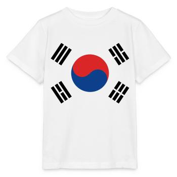 Corée du Sud - T-shirt bio MINI CREATOR Stanley/Stella Enfant - blanc - Devant - Maike (125cm)