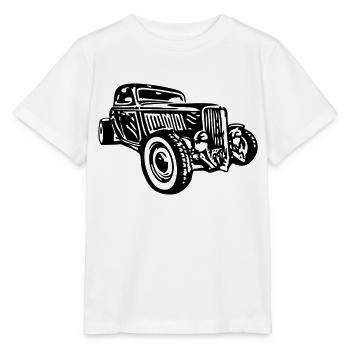 Hot Rod - Stanley/Stella Kinder T-Shirt MINI CREATOR  - Weiß - Vorne - Maike (125cm)