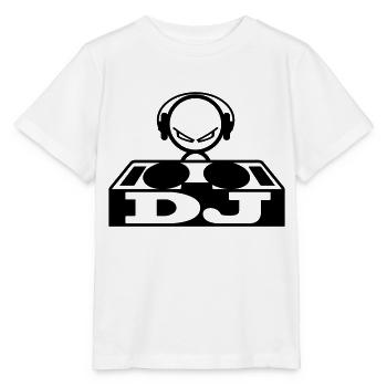 DJ - T-shirt bio MINI CREATOR Stanley/Stella Enfant - blanc - Devant - Maike (125cm)