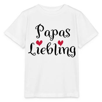 Papas Liebling - Stanley/Stella Kinder T-Shirt MINI CREATOR  - Weiß - Vorne - Maike (125cm)
