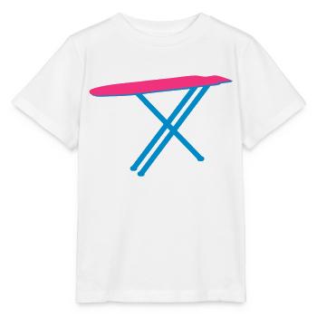 ironing board - Stanley/Stella MINI CREATOR Kids’ T-Shirt - white - Front - Maike (125cm)