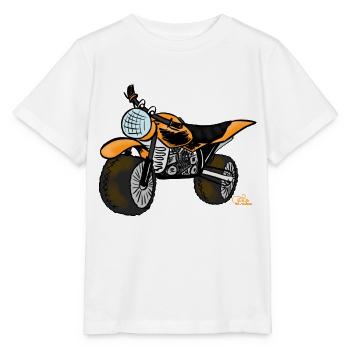 Épongé - T-shirt bio MINI CREATOR Stanley/Stella Enfant - blanc - Devant - Maike (125cm)