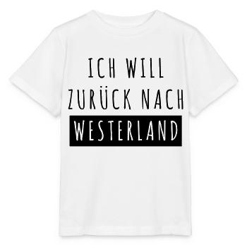 Ich will zurück nach Westerland - Stanley/Stella Kinder T-Shirt MINI CREATOR  - Weiß - Vorne - Maike (125cm)