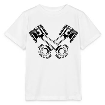 Kolben Kreuz 1 - Stanley/Stella Kinder T-Shirt MINI CREATOR  - Weiß - Vorne - Maike (125cm)