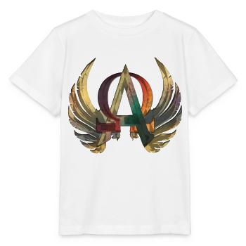 ALPHA & OMEGA ornament - Stanley/Stella Kinder T-Shirt MINI CREATOR  - Weiß - Vorne - Maike (125cm)