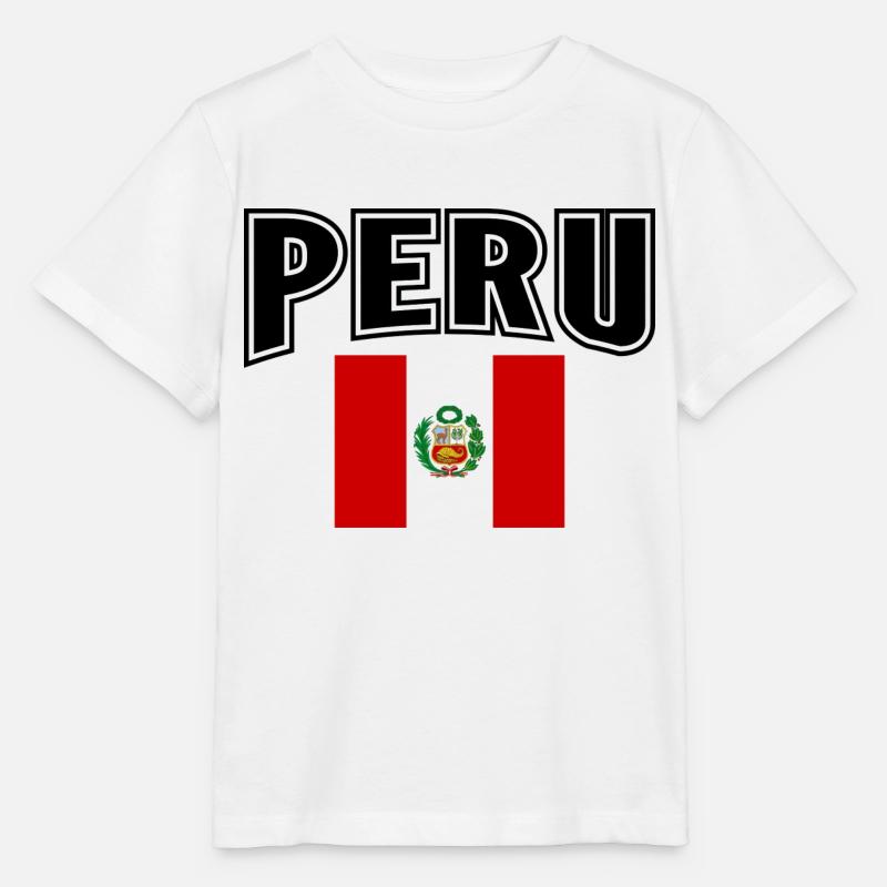 Peru - Stanley/Stella MINI CREATOR Kids’ T-Shirt - white