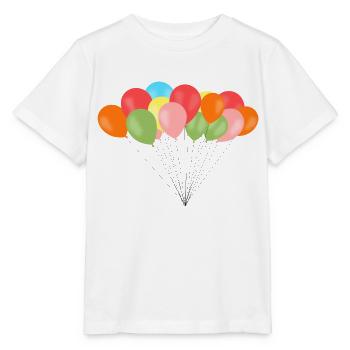 bunte ballons - Stanley/Stella Kinder T-Shirt MINI CREATOR  - Weiß - Vorne - Maike (125cm)