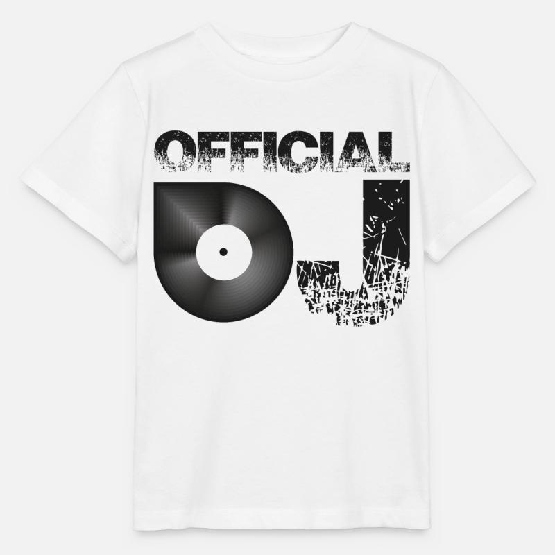 DJ officiel - T-shirt bio MINI CREATOR Stanley/Stella Enfant - blanc