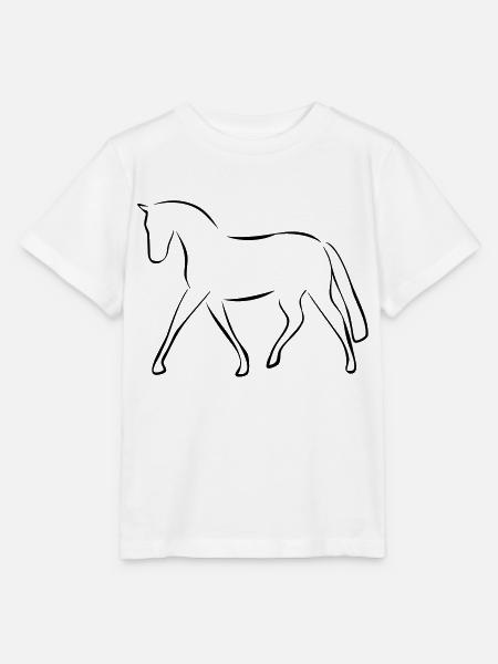 Pferd - Stanley/Stella Kinder T-Shirt MINI CREATOR - Weiß